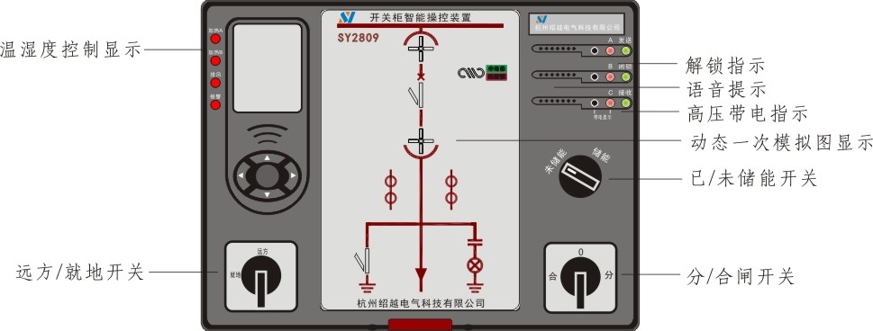 SY2809 開(kāi)關(guān)柜智能操控裝置